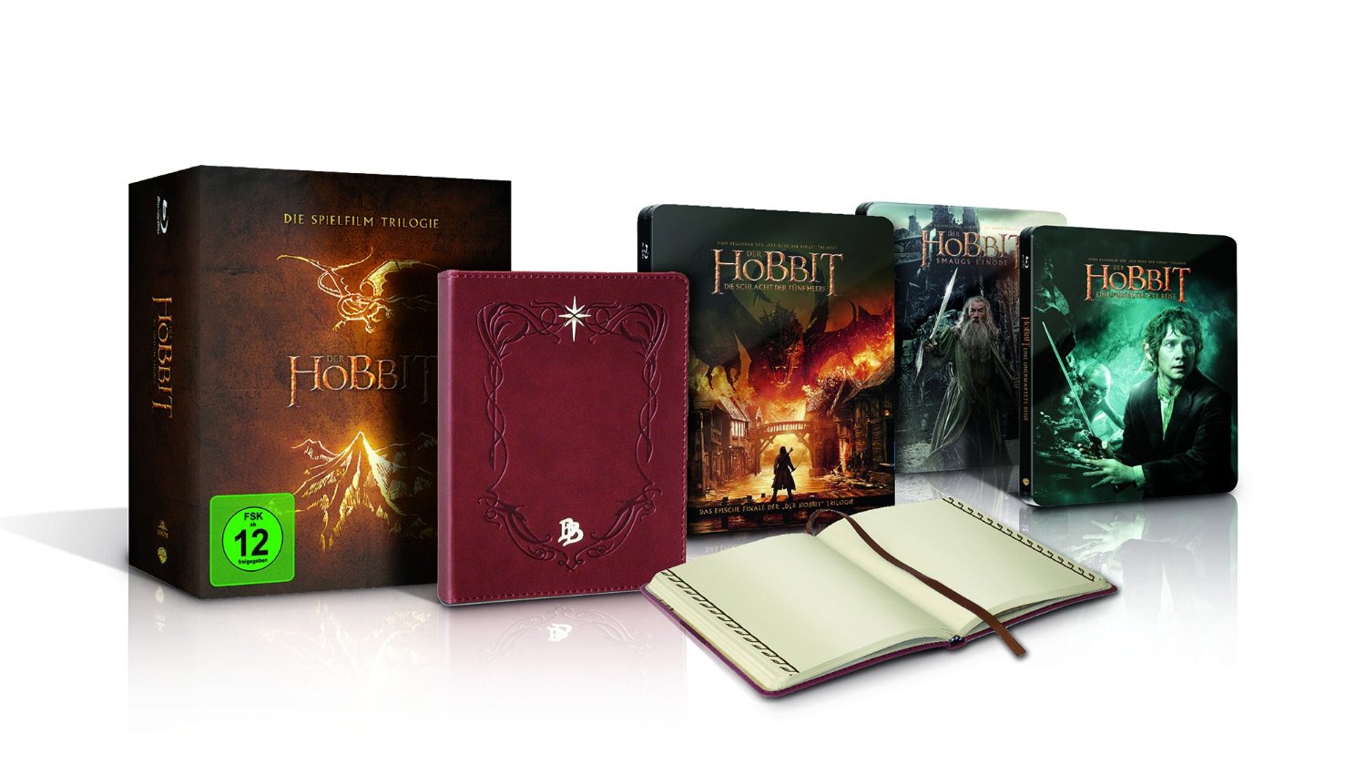 Hobbit Trilogie Steelbooks
